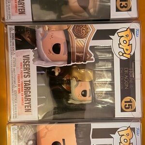 Funko Pop! House of the Dragon Viserys Targaryen Gold and Black Figure
